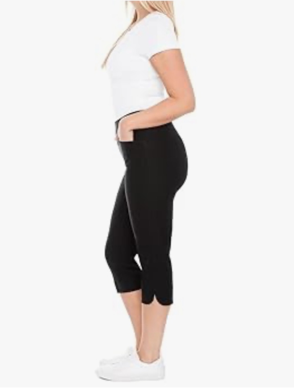 S.C. & CO. | Tummy Control Capri Pants, Size 14 - Picture 3 of 9